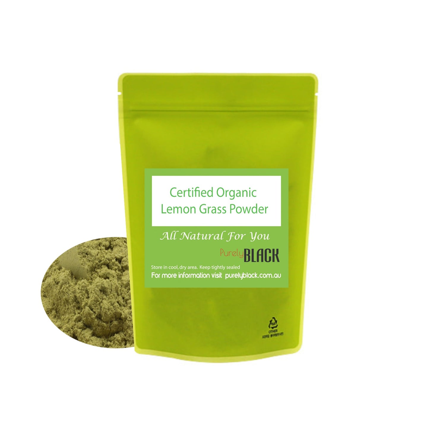 Certified organic lemongrass powder Australia