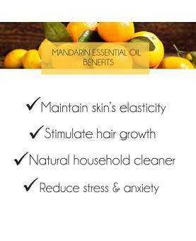 Mandarin Essential Oil 10ml. Citrus reticulata