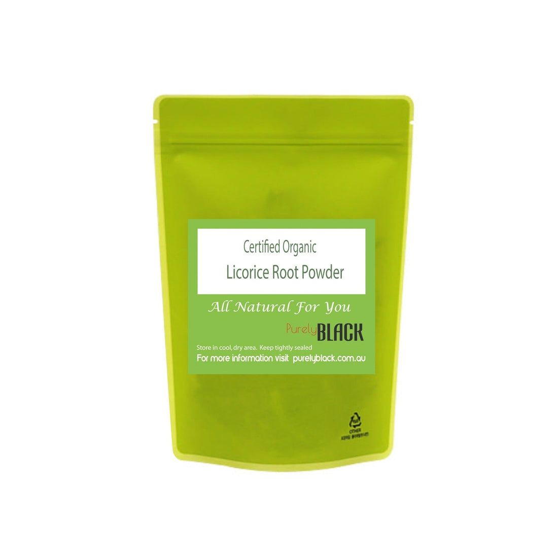 Pure organic licorice root powder for herbal tea preparation highlighting licorice root benefits