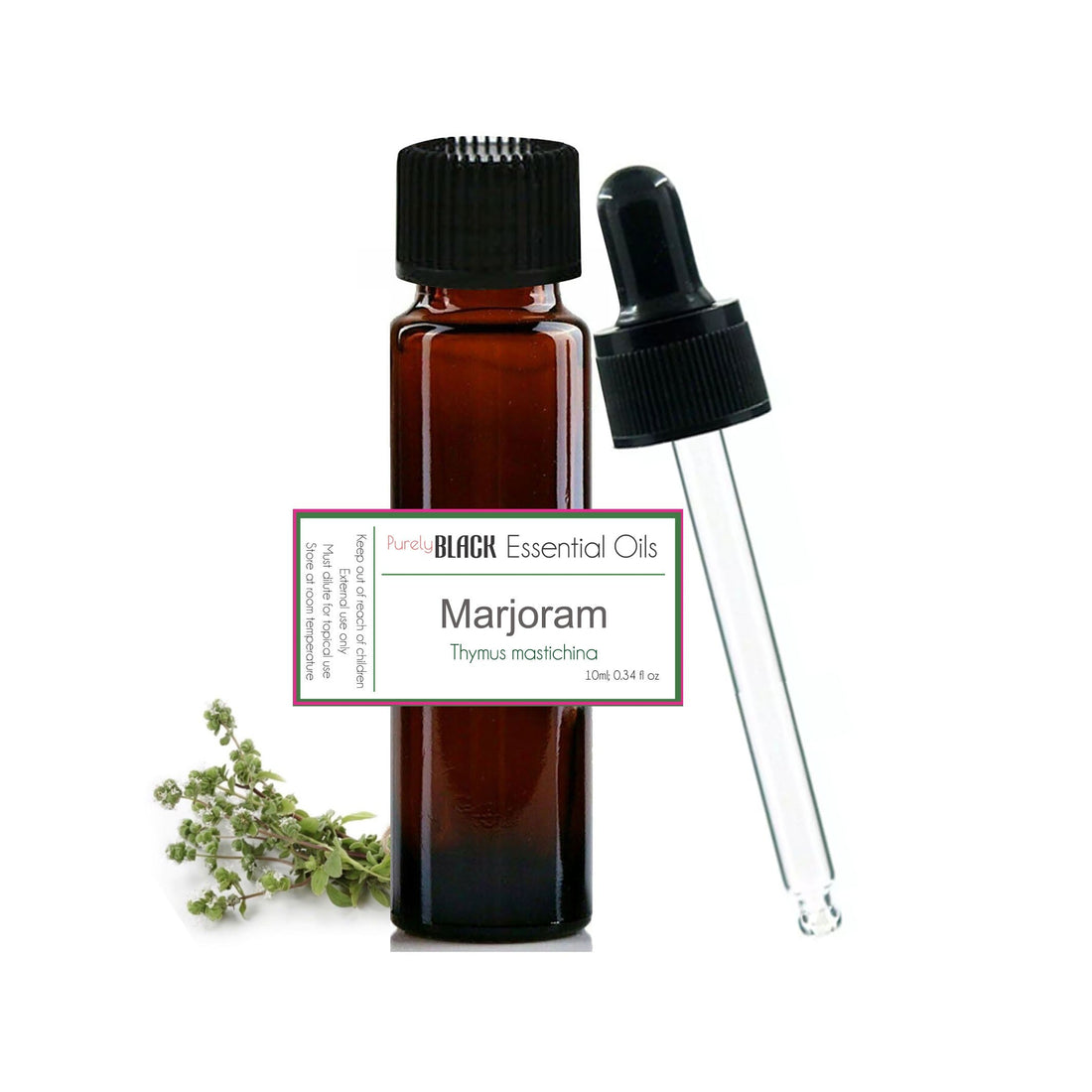 Marjoram Essential Oil — purelyBlack