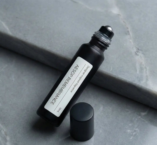 Best Aesop Resurrection alternative perfume oil, Remembrance citrus woody travel spray, Mandarin and cedarwood botanical fragrance ingredients, Scent layering guide for fresh perfumes.