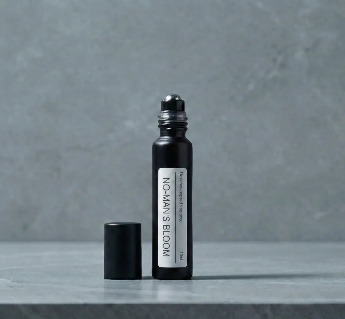 Byredo Rose of No Man's Land fragrance notes, NO-MAN'S BLOOM perfume oil, Turkish Rose and Papyrus scent