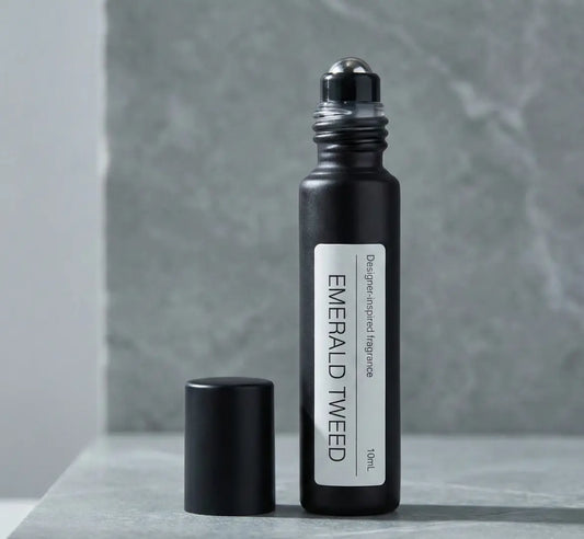 Best Creed Green Irish Tweed alternative perfume oil, Emerald Tweed green woody travel spray, Violet leaf and sandalwood botanical fragrance ingredients, Scent layering guide for men's perfumes.