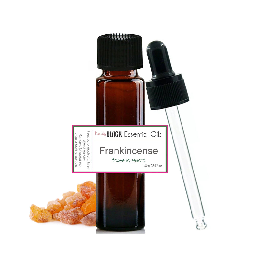 A diffuser emitting aromatic vapour with a bottle of pure frankincense oil beside it, signifying respiratory support in Australia.