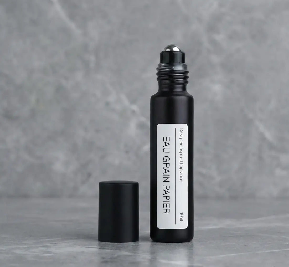 Diptyque LEAU PAPIER fragrance notes, EAU GRAIN PAPIER perfume oil, toasted sesame and white musk scent