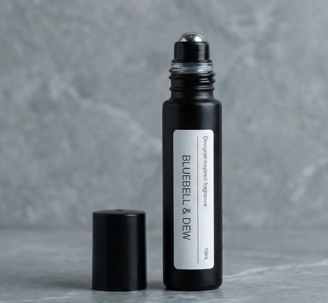 Jo Malone WILD BLUEBELL fragrance notes, BLUEBELL & DEW perfume oil, bluebell and persimmon scent