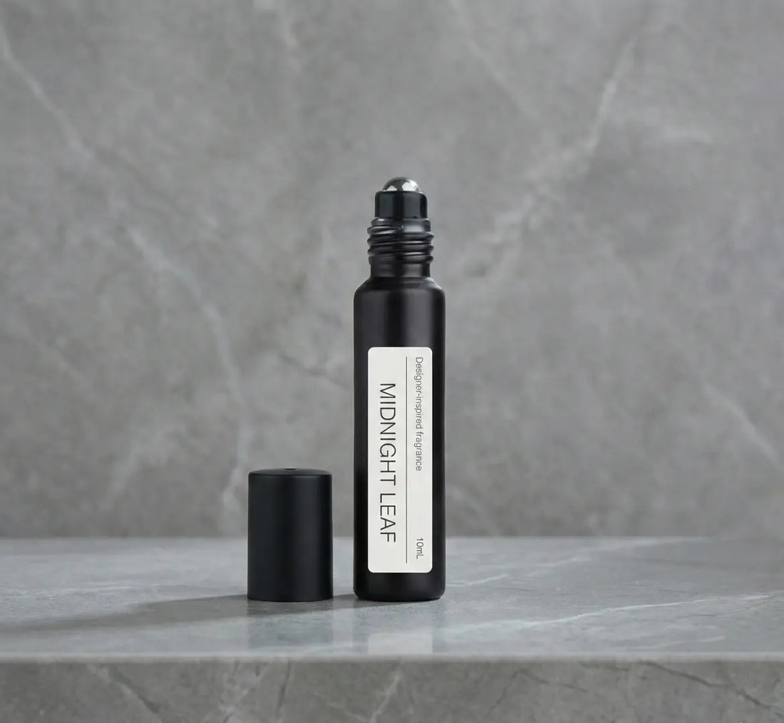 Le Labo THE NOIR 29 fragrance notes, MIDNIGHT LEAF perfume oil, Fig and Black Tea scent