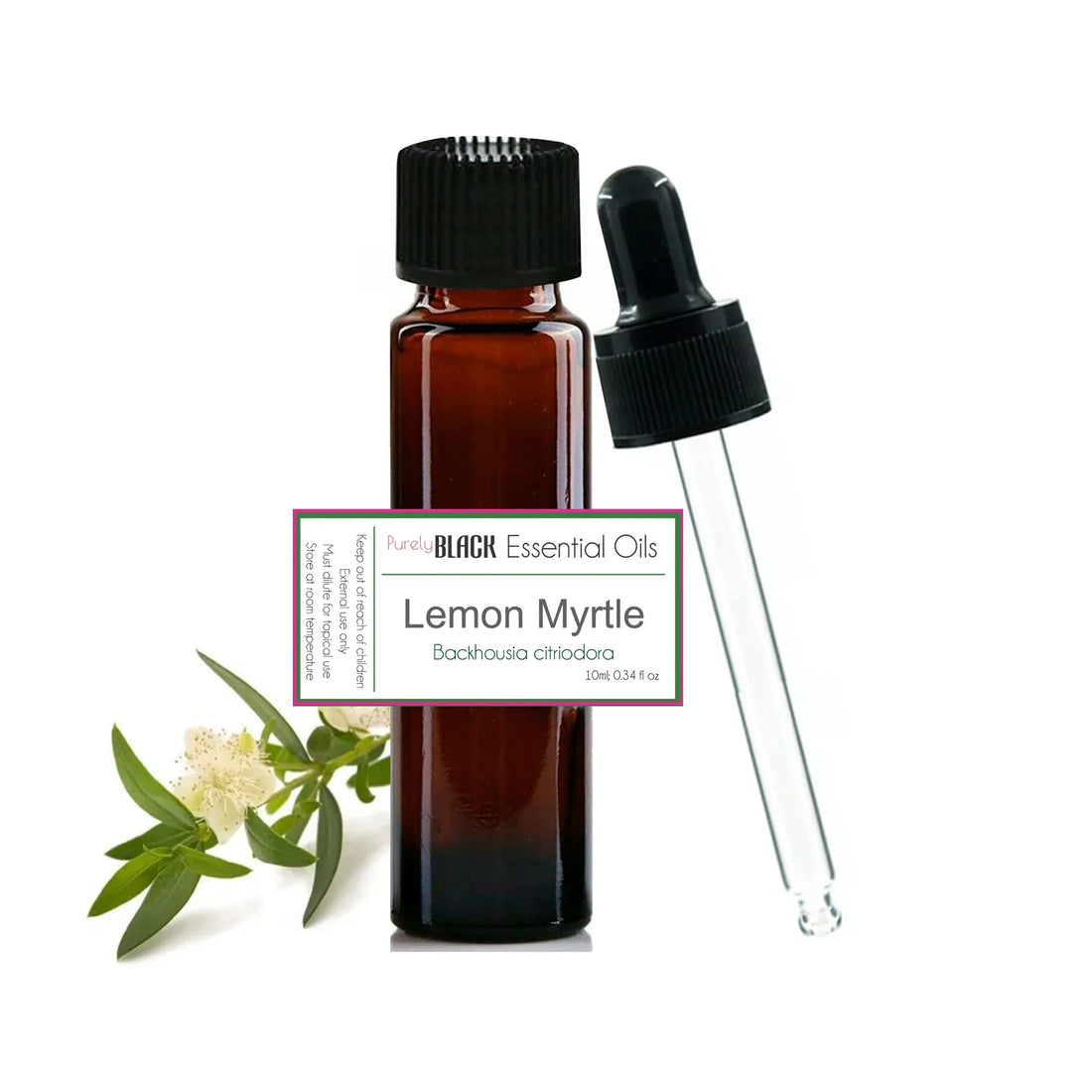 Pure Lemon Myrtle essential oil for oily skin and blemish control