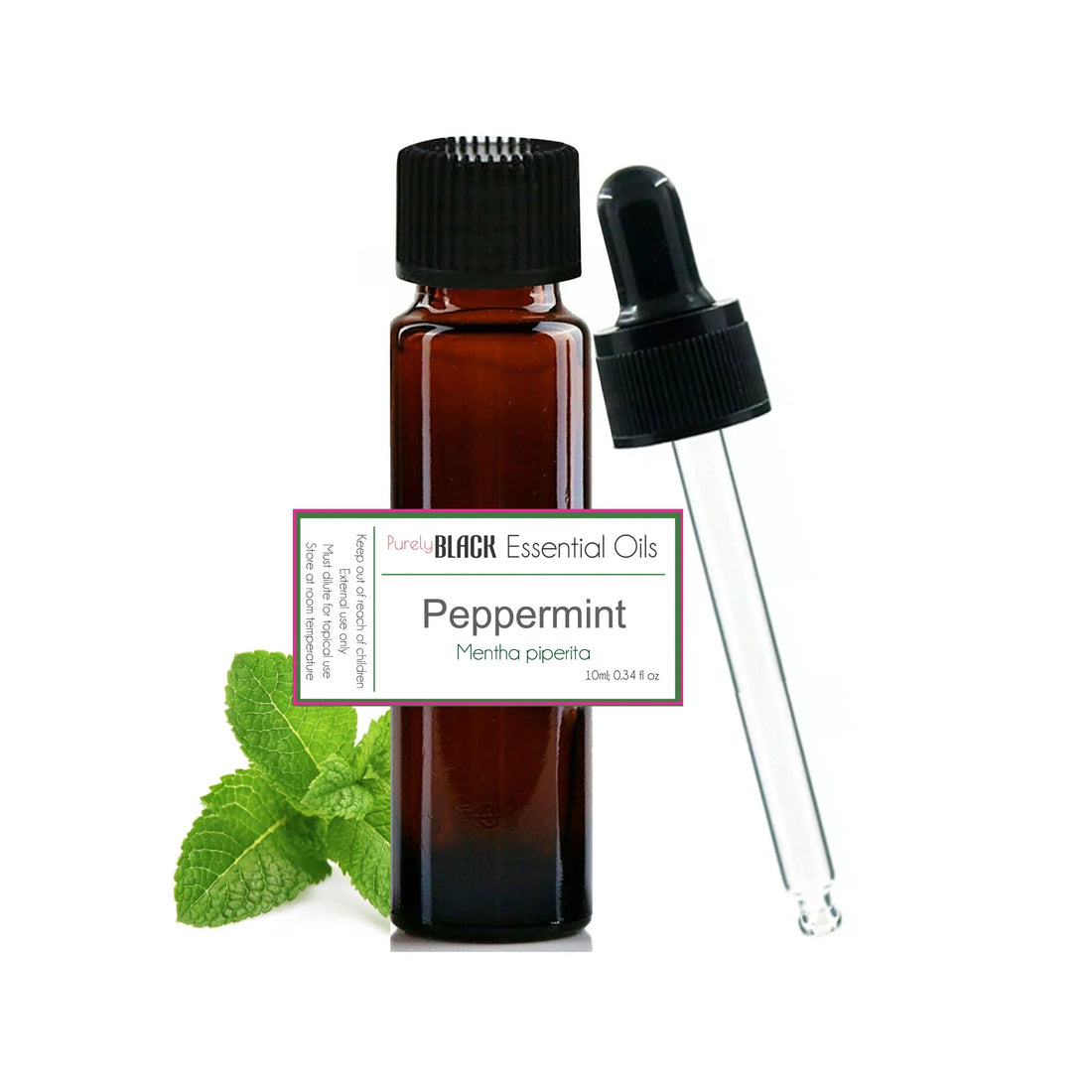 A woman gently massaging properly diluted pure peppermint essential oil into her temples for headaches and cooling tension relief in Australia.