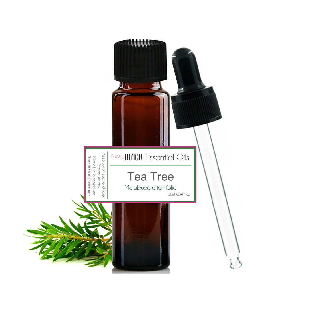 A bottle of tea tree oil used for antiseptic care in Australia.