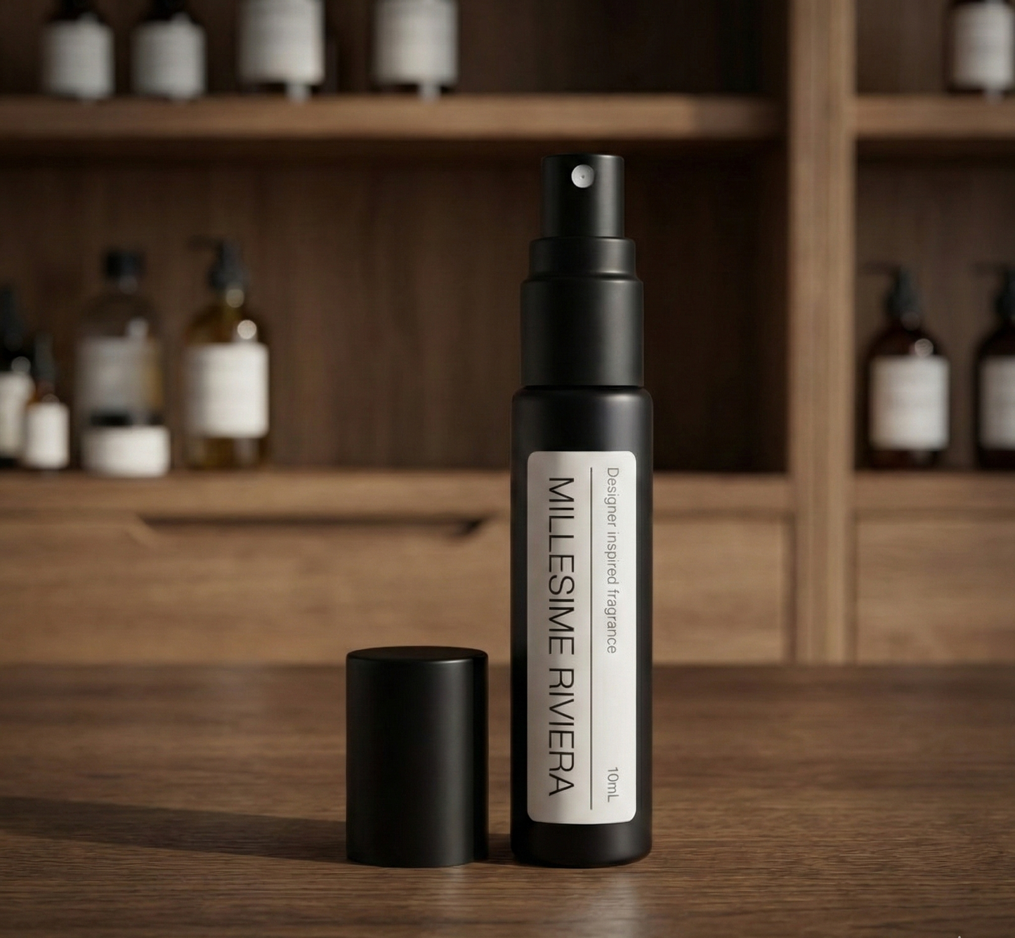 Black roll-on bottle on white surface MILLESIME RIVIERA Creed MILLESIME IMPERIAL dupe Australia