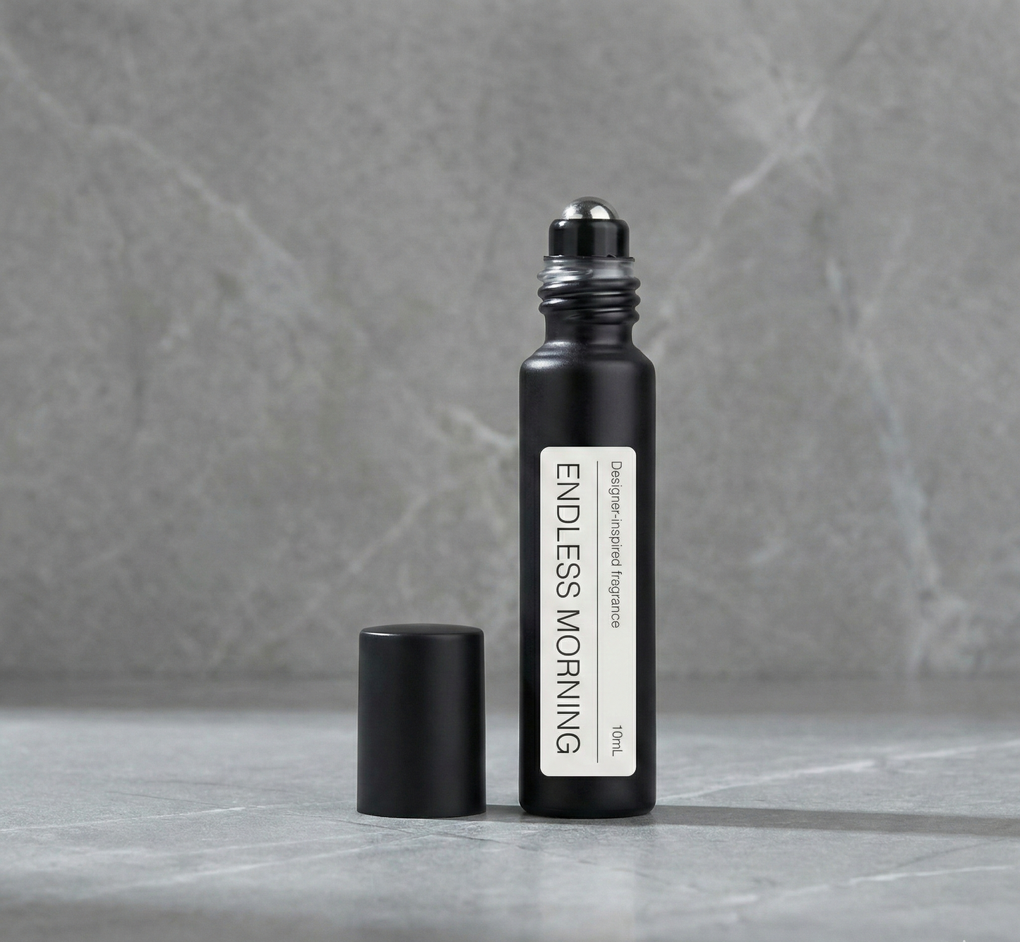 Perfume oil bottle with minimalist label ENDLESS MORNING Replica LAZY SUNDAY MORNING alternative Australia