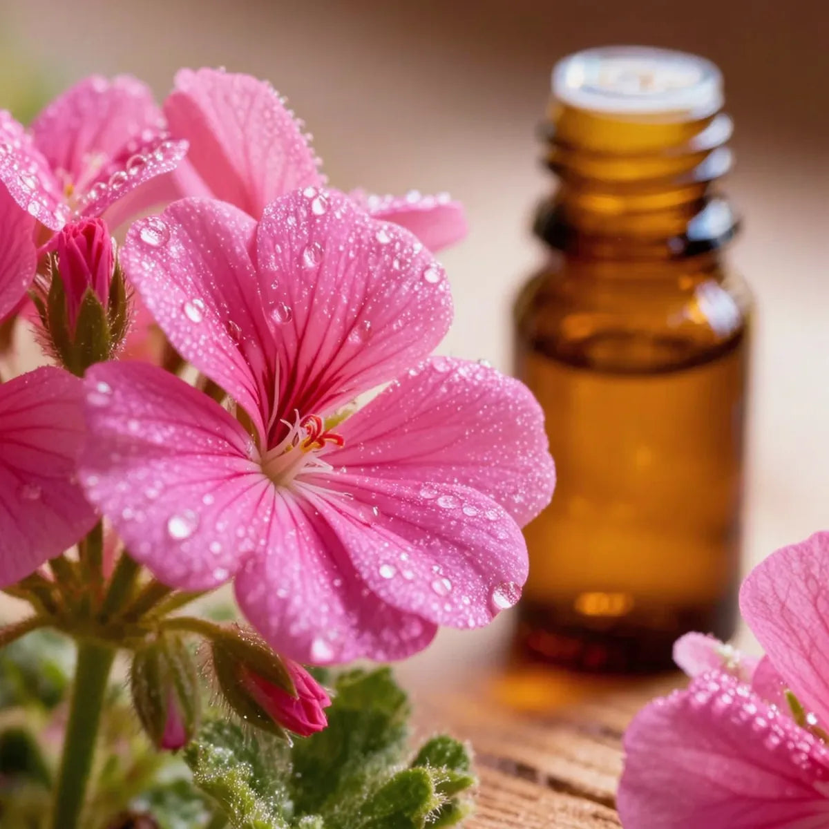 pure geranium essential oil