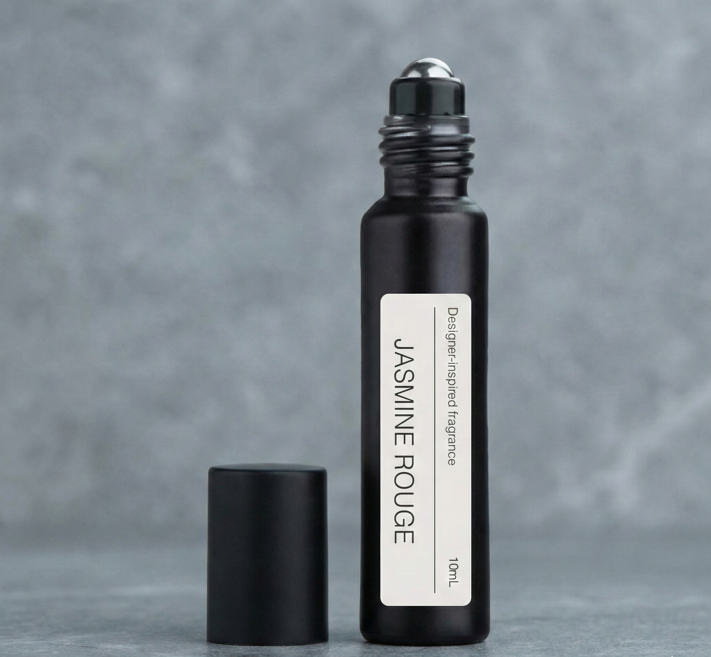 JASMINE ROUGE perfume oil and spray bottles, purelyBlack alternative